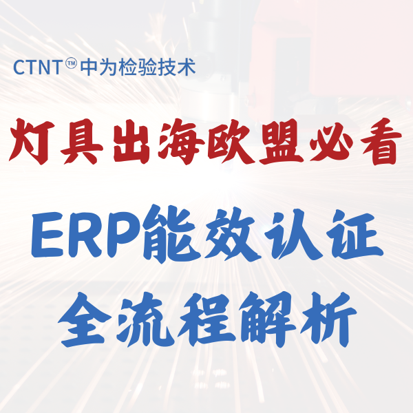 灯具出海欧盟必看：ERP能效认证全流程解析